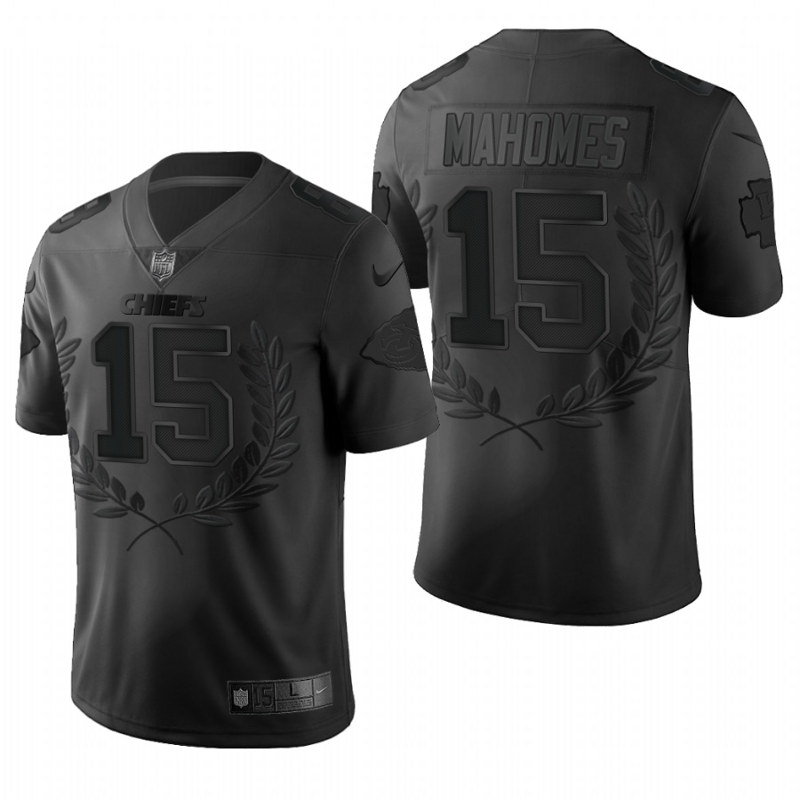 Men's Kansas City Chiefs #15 Patrick Mahomes Black Special Edition Limited Stitched Jersey